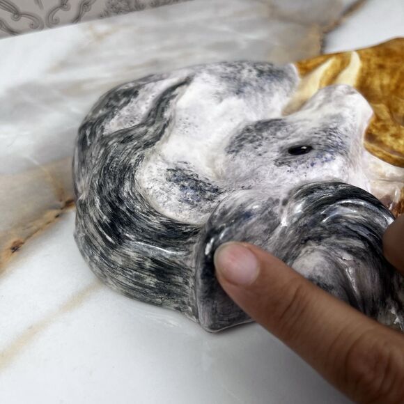 Vintage Ceramic Horse Wall Hanging 3 Horses Form a Heart Shape Mare Filly Colt - Picture 7 of 8